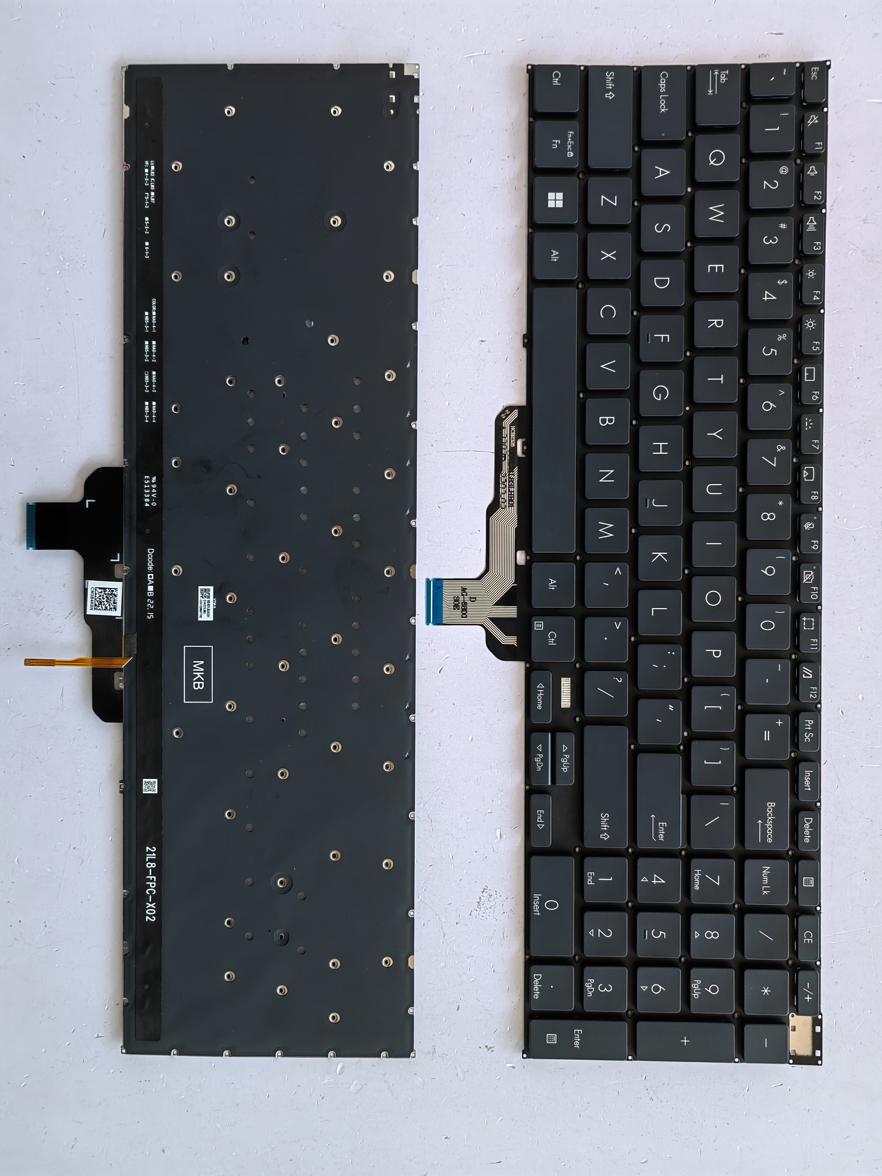 Picture of New Replacement Laptop Keyboard For ASUS UM6702/Zenbook pro 17(UM6702) BLACK Backlit US Layout